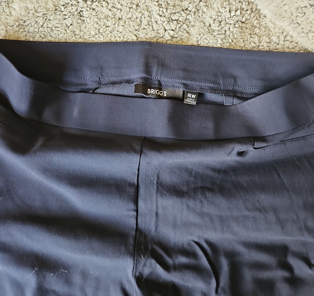 Briggs & Riley Navy Straight Leg Pants